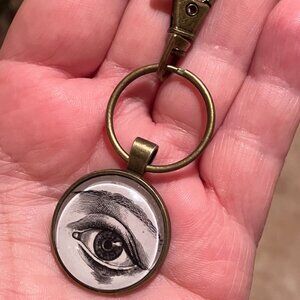 2/$12, 4/$20 Eye Illustration Keychain